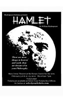 Shakespeare Kelowna poster for Hamlet