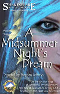 Shakespeare Kelowna poster for A Midsummer Night's Dream